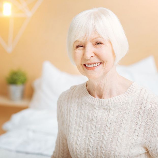 Mujer sonriente