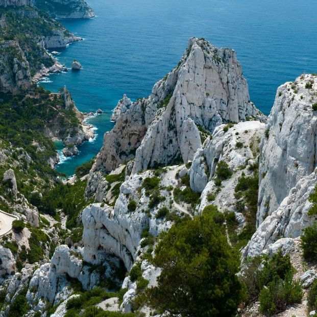 Parque Natural de Les Calanques cercano a Marsella (bigstock)