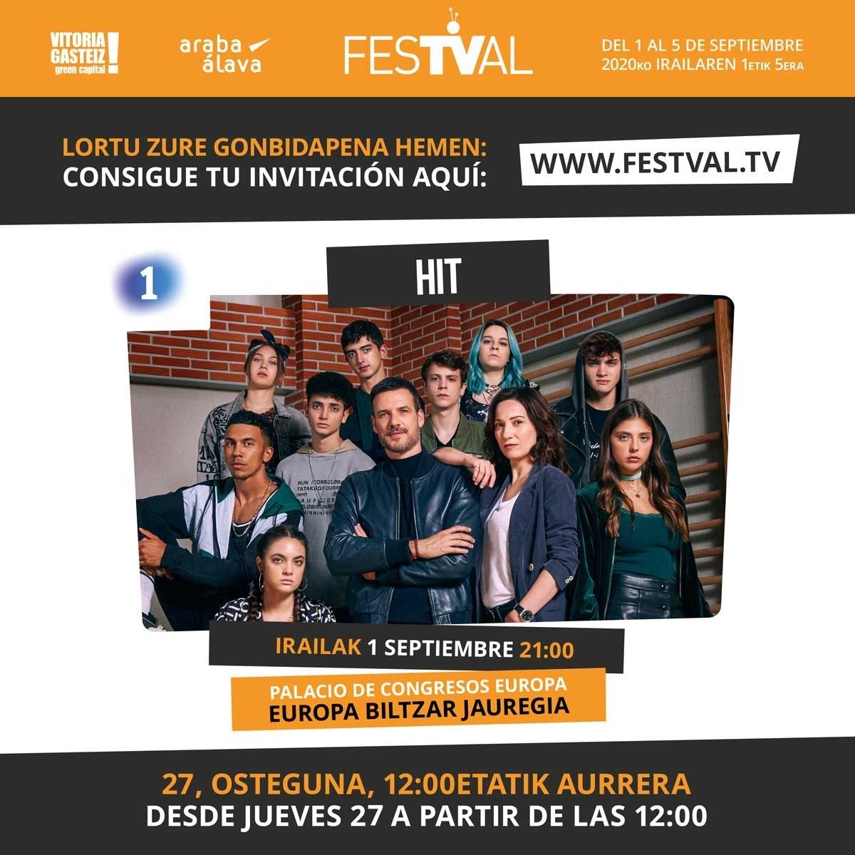 El Festival de Televisión de Vitoria abre este jueves en su web el reparto de invitaciones