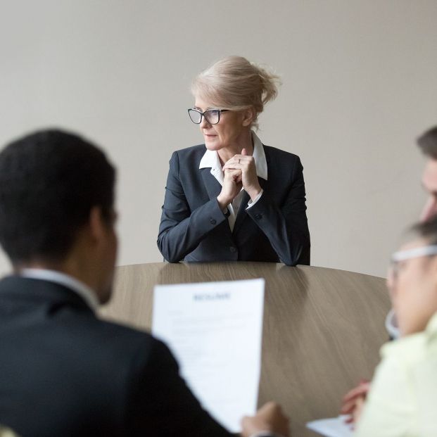 bigstock Woman Passing Job Interview In 258297007