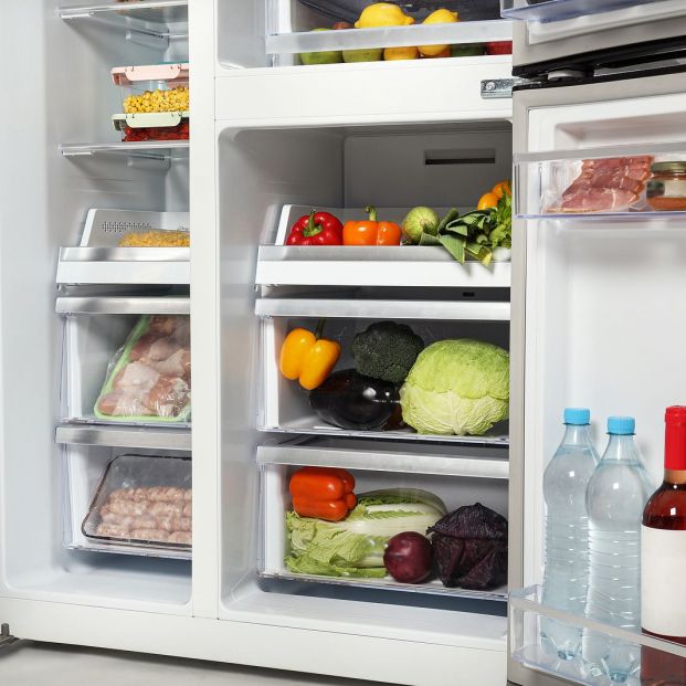 bigstock Open Refrigerator Full Of Diff 341068465