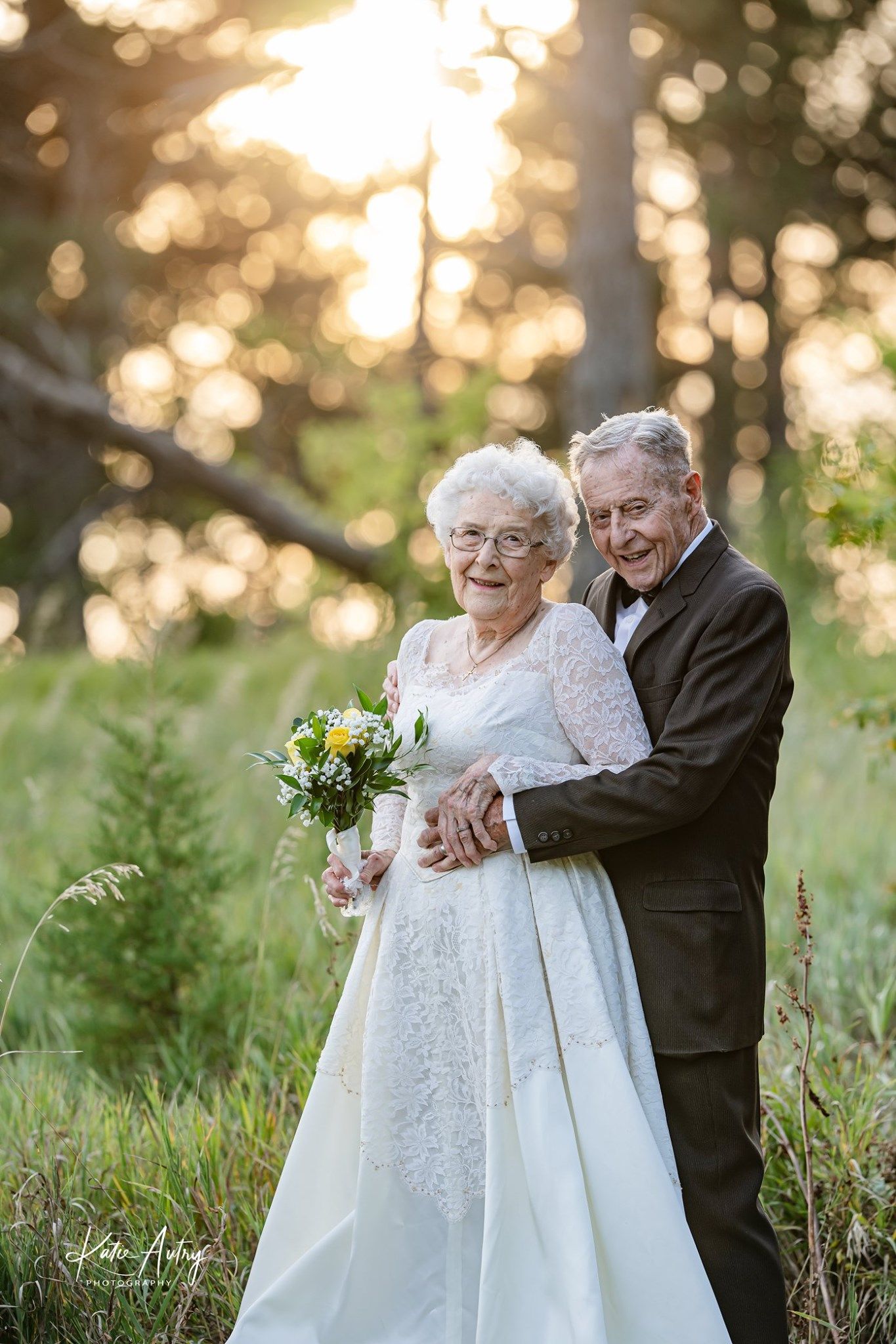 Recrean las fotos de su boda 60 años después y son adorables