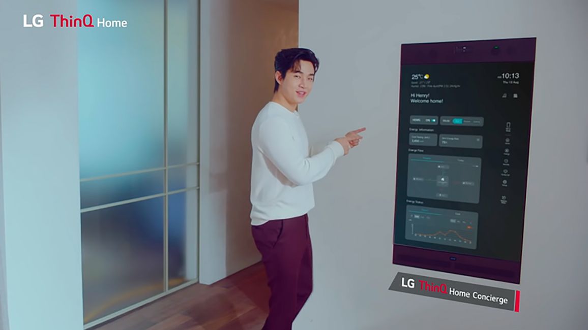 LG lanza un espejo desde el que poder controlar toda la casa