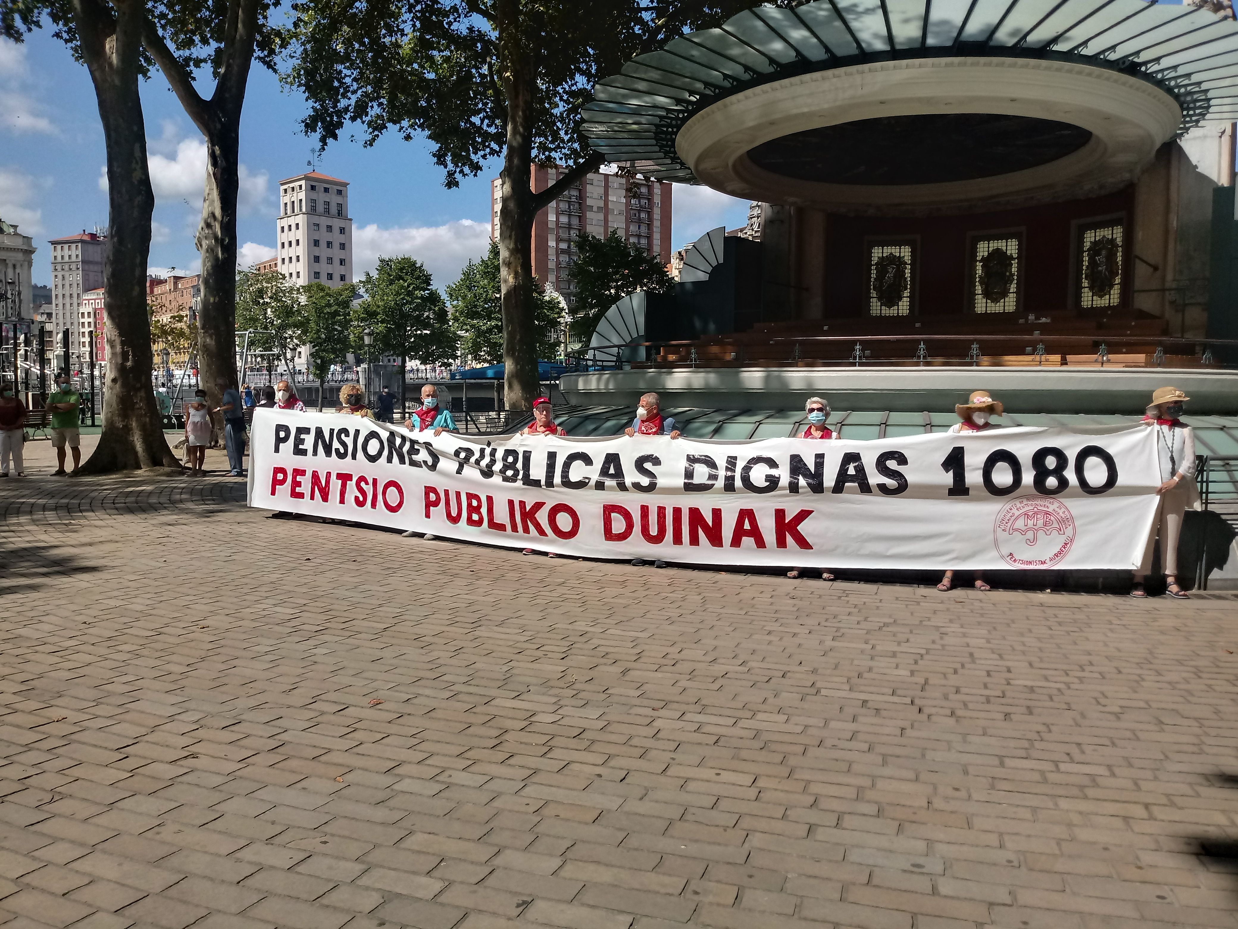 Pensionistas vascos convocan nuevas manifestaciones para el 19 de septiembre y el 5 de octubre