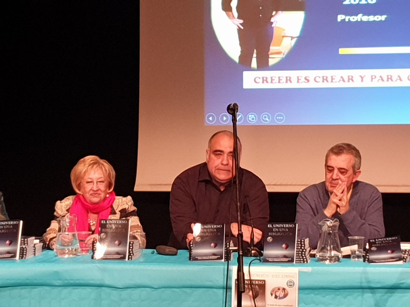 Pilar Acevedo, Carmelo Lattassa y Juan Solaz