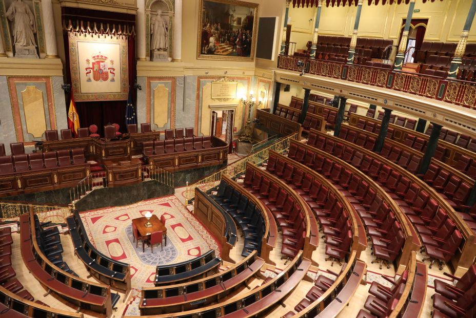 EuropaPress 2714538 plano general hemiciclo congreso diputados vacio dia despues conociese EuropaPress 2714538 plano general hemiciclo congreso diputados vacio dia despues conociese
