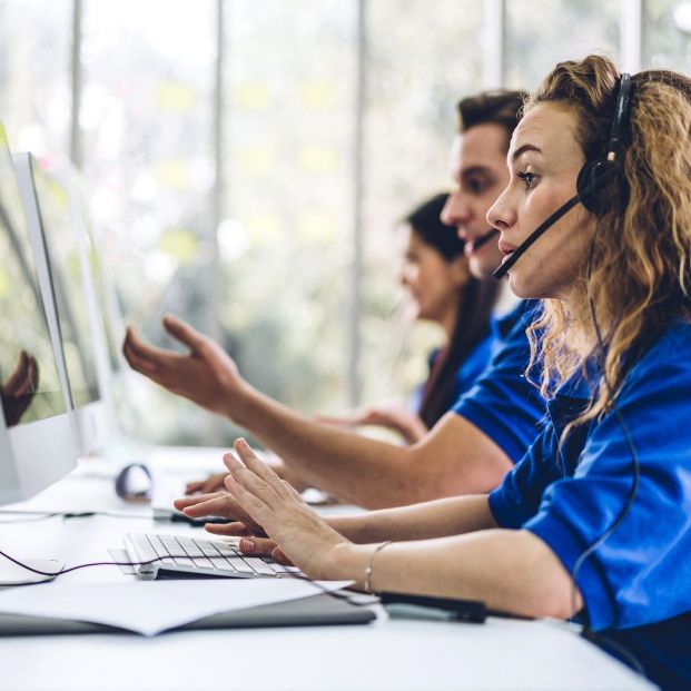 bigstock Group Of Call Center Happy Smi 355222892 bigstock Group Of Call Center Happy Smi 355222892