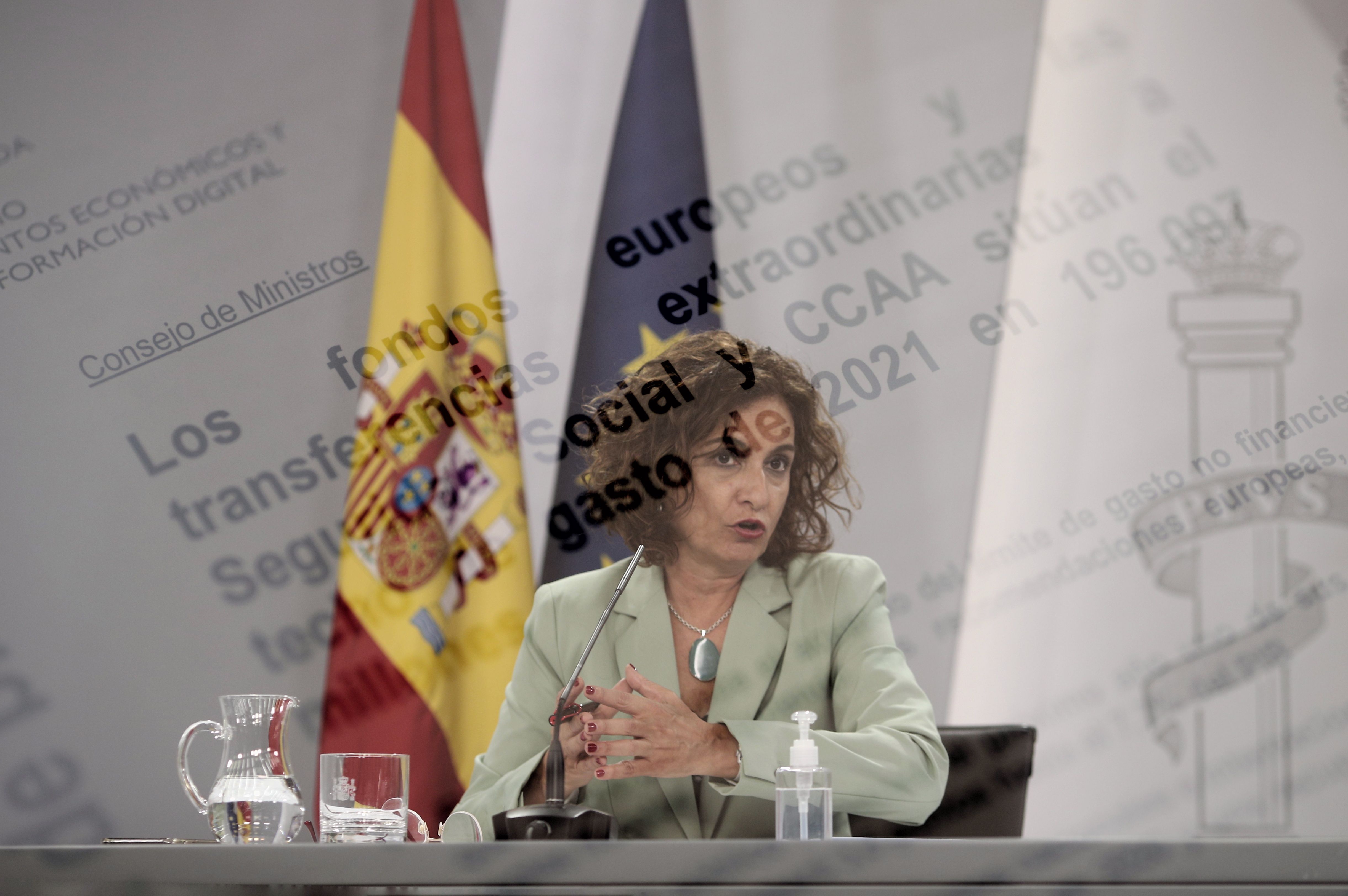 Ministra portavoz María Jesús Montero 