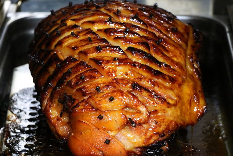 bigstock Oven Roasted Gammon Ham With T 363453949