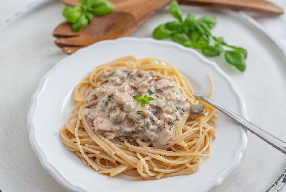 bigstock Home Made Pasta With Chestnuts 385049942