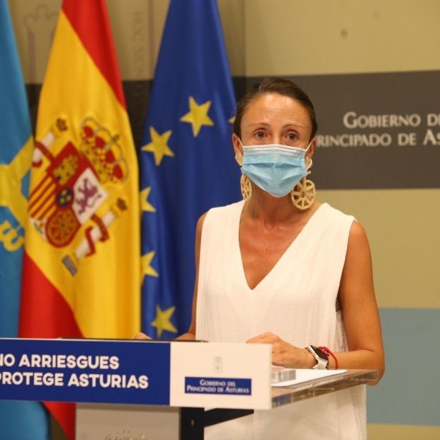 La portavoz del Gobierno asturiano, Melania Álvarez