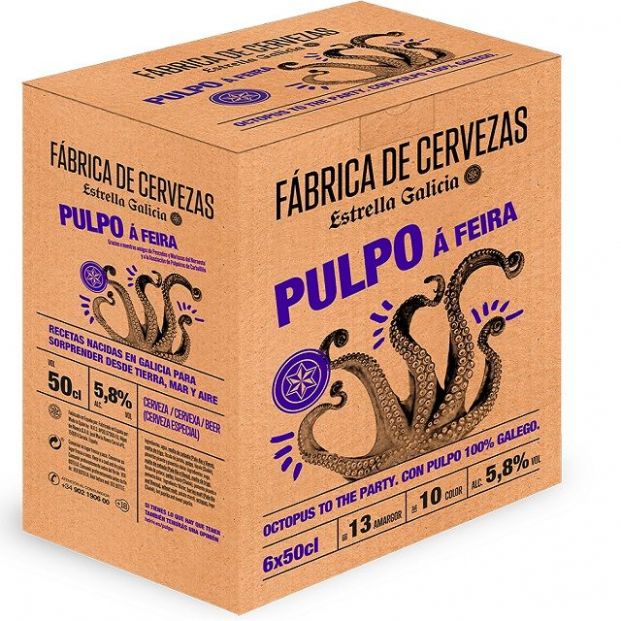 Estrella Galicia pulpo