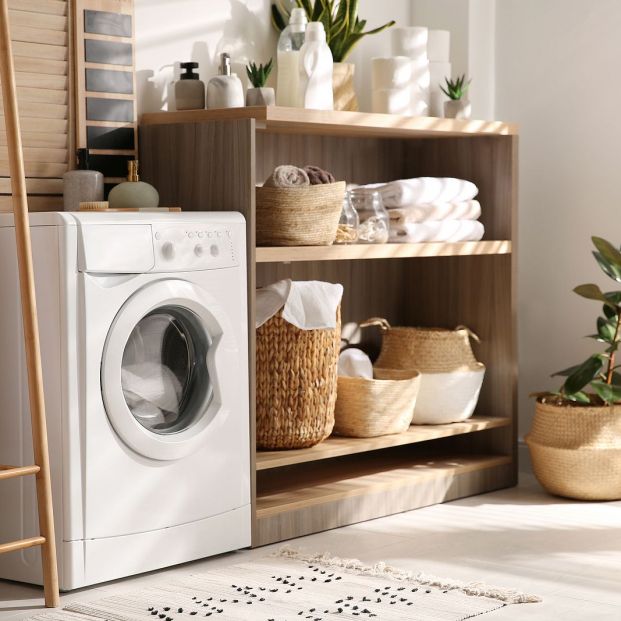 bigstock Modern Washing Machine And She 359026189 bigstock Modern Washing Machine And She 359026189
