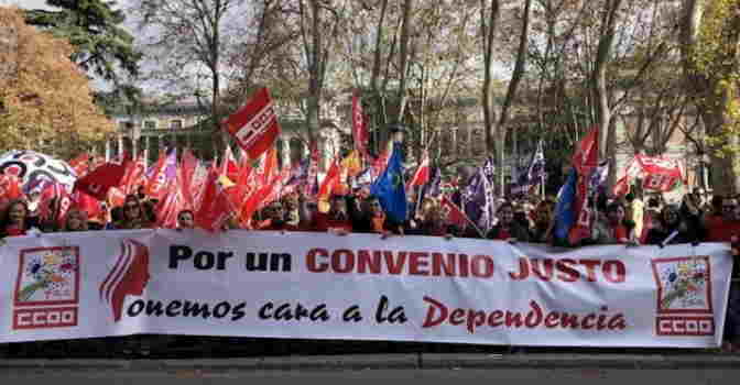Protestas Dependencia Madrid