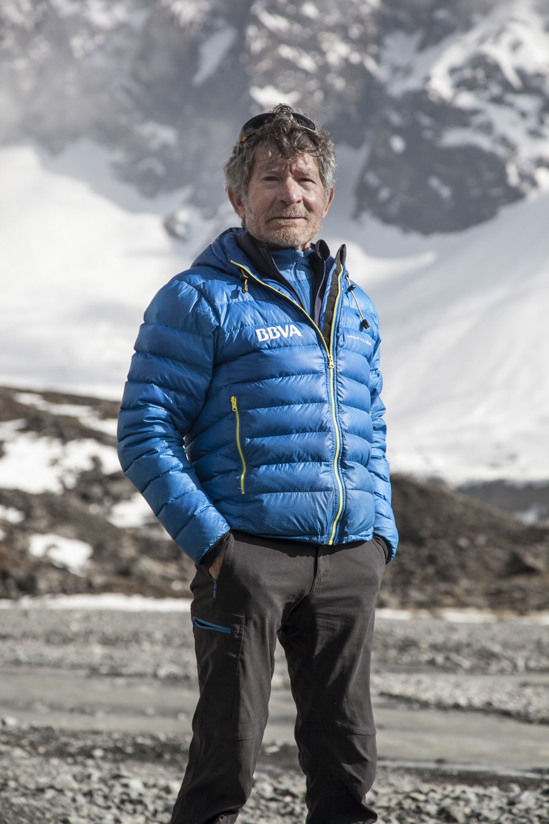 Carlos Soria en una expedición anterior (Foto de BBVA)