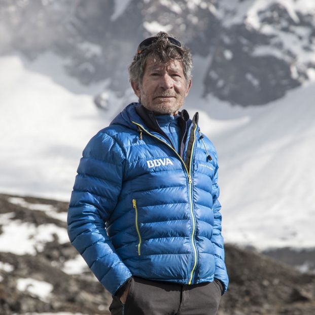 Carlos Soria en una expedición anterior (Foto de BBVA)