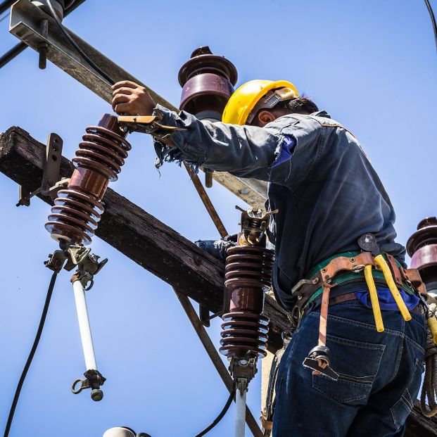 bigstock Electrician Working On Electri 101731289