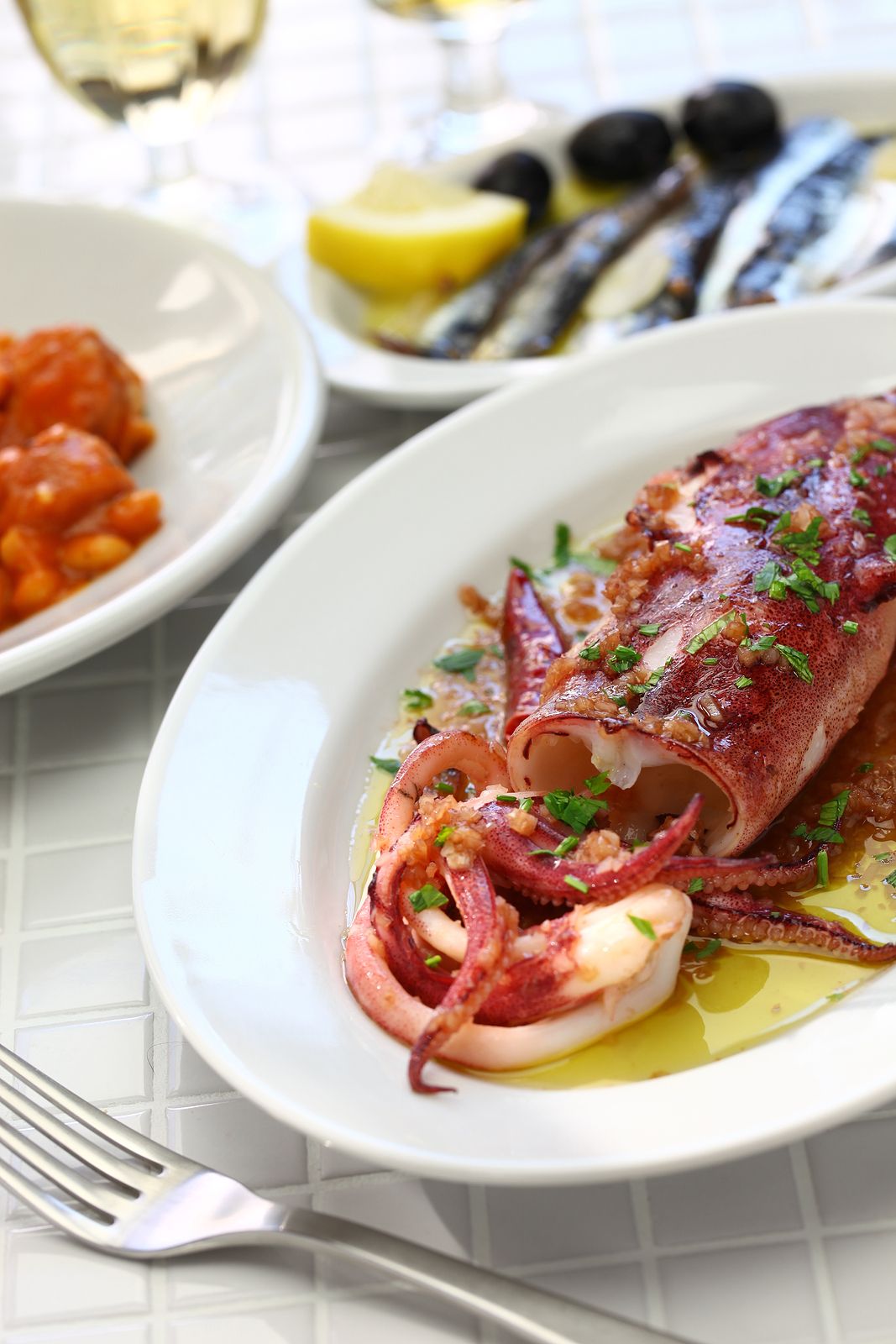 Trucos para que los calamares a la plancha no se queden duros