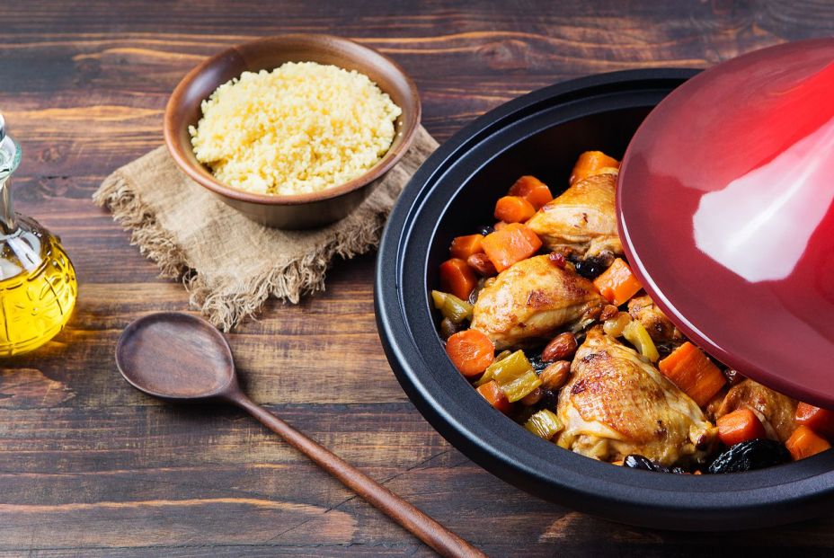 bigstock Tagine with cooked chicken and 119902538