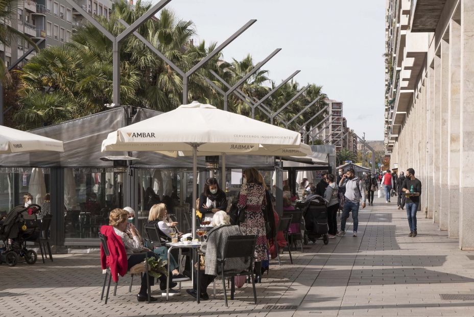 Disfrutar de las terrazas de los bares… también con el frío