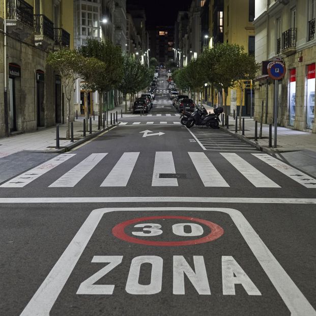 Calle gandara minutos antes segunda noche toque queda santander cantabria