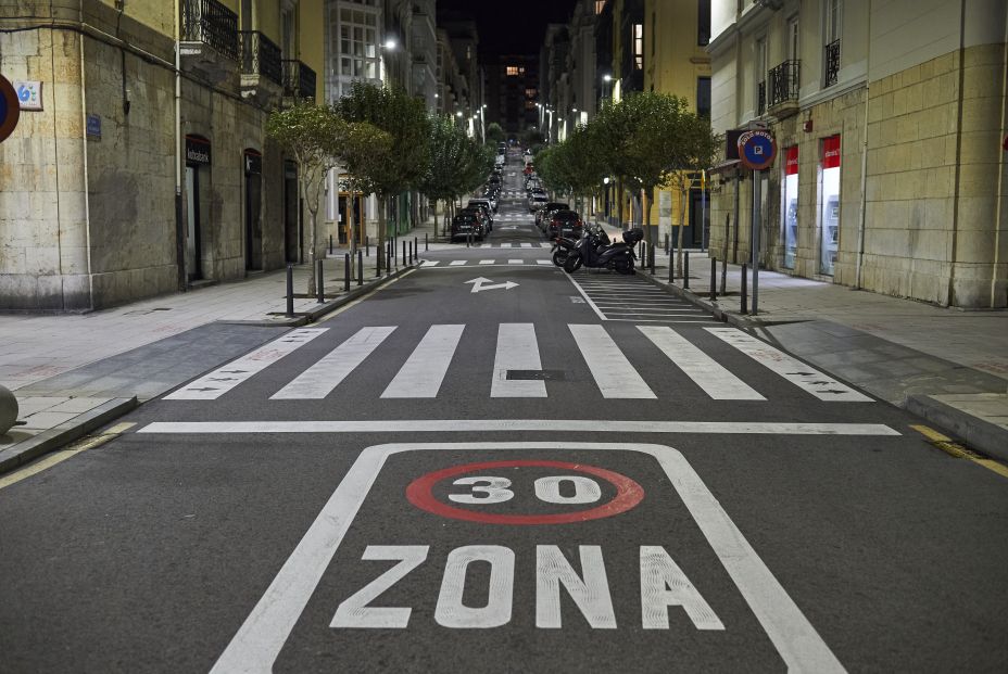 Calle gandara minutos antes segunda noche toque queda santander cantabria