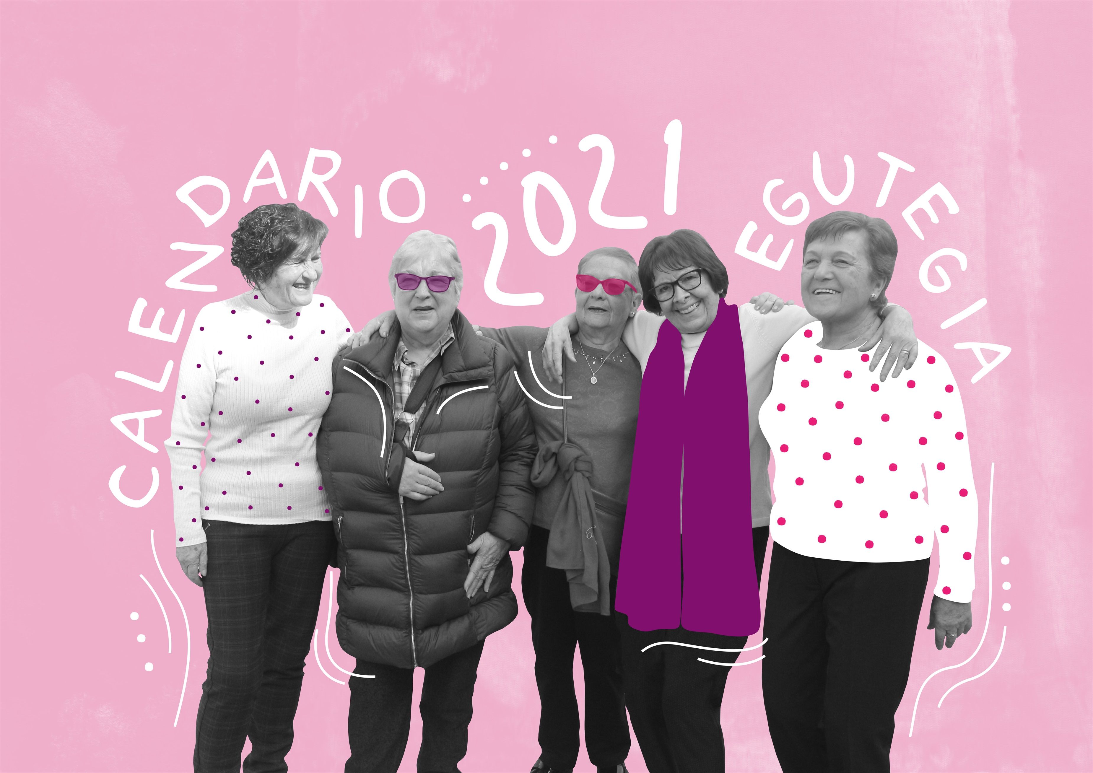 Las mujeres mayores, protagonistas del calendario 2021 del Ayuntamiento de Basauri