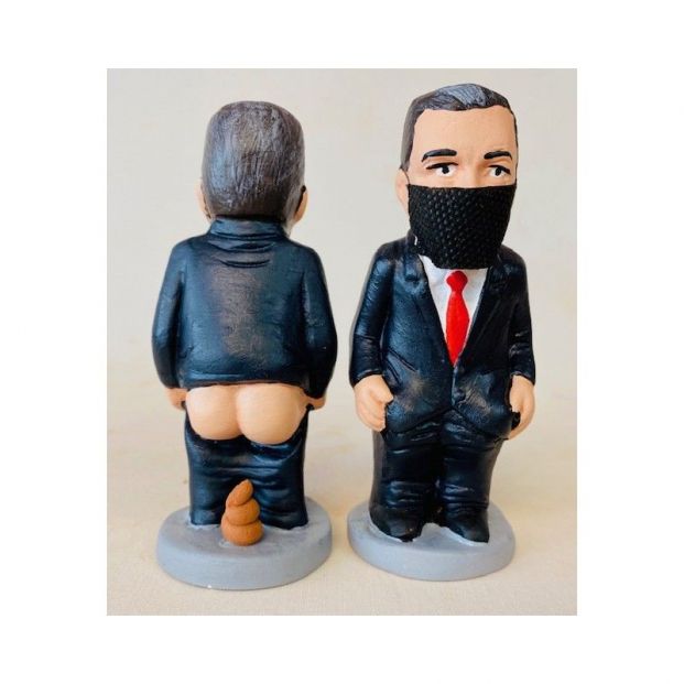 caganer pedro sanchez mascarilla