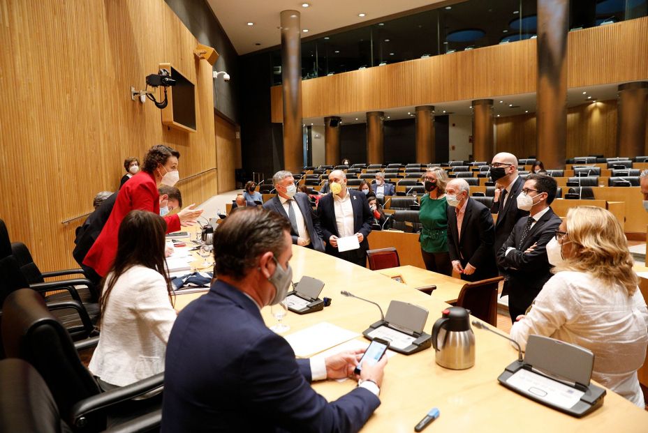 Magdalena Valerio, en la Comisión del Pacto de Toledo