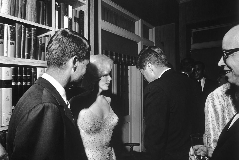 JFK and Marilyn Monroe 1962 larger
