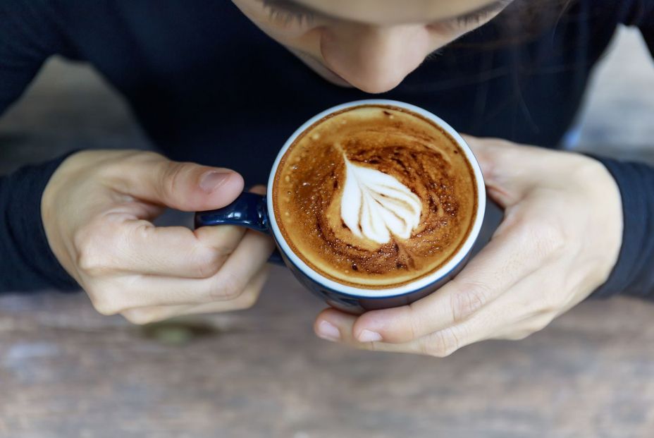 bigstock Top View Of Hot Cappuccino Cof 376065061