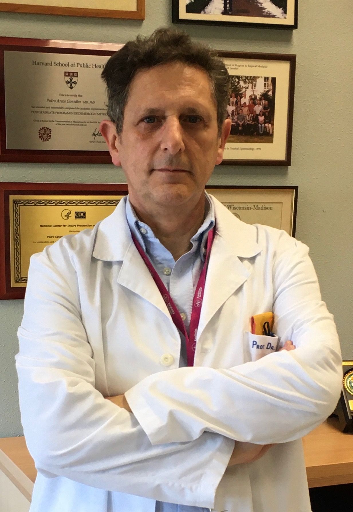 Epidemiólogo Pedro Arcos