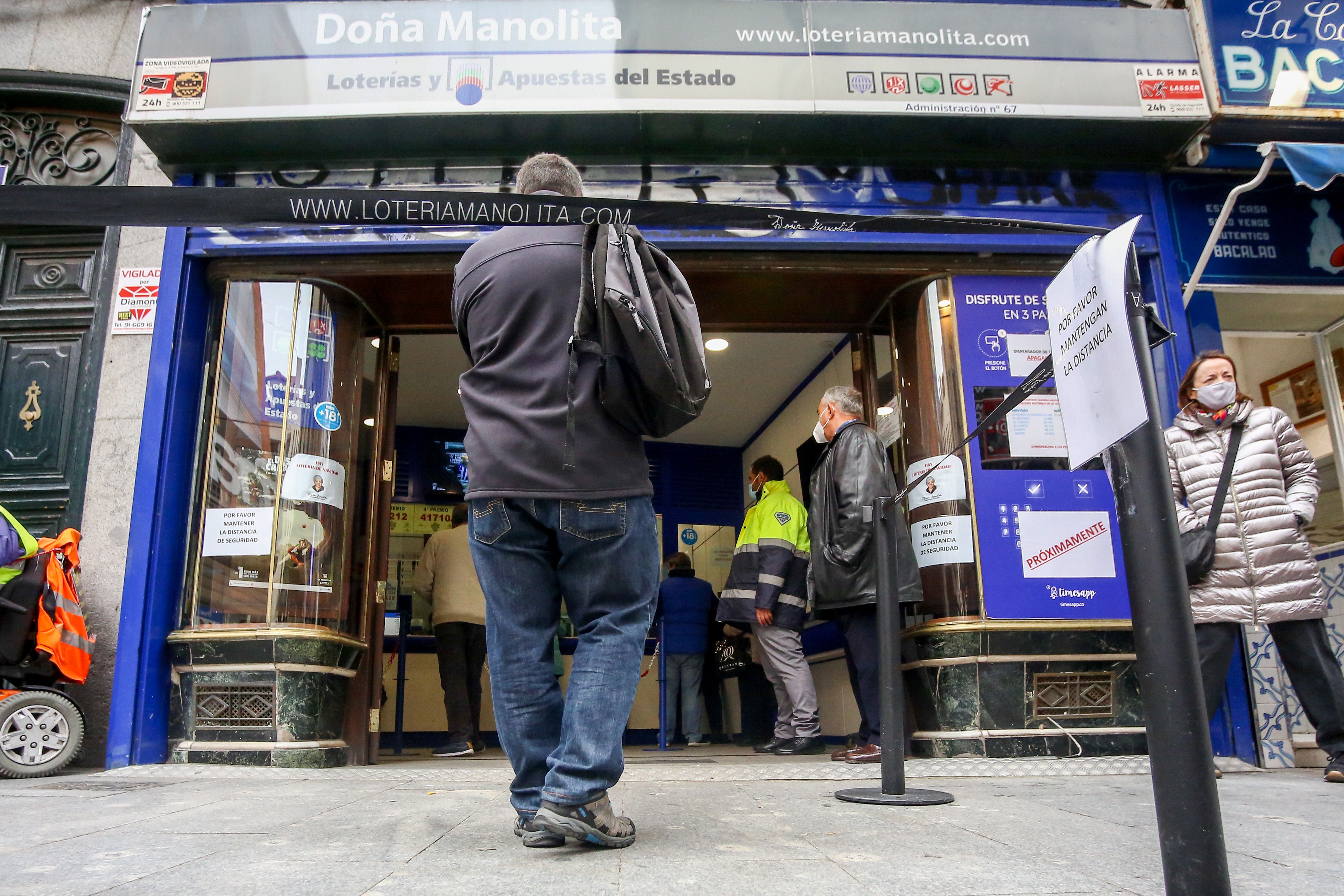 Los españoles comprarán menos Lotería de Navidad este año. Foto: Europa Press