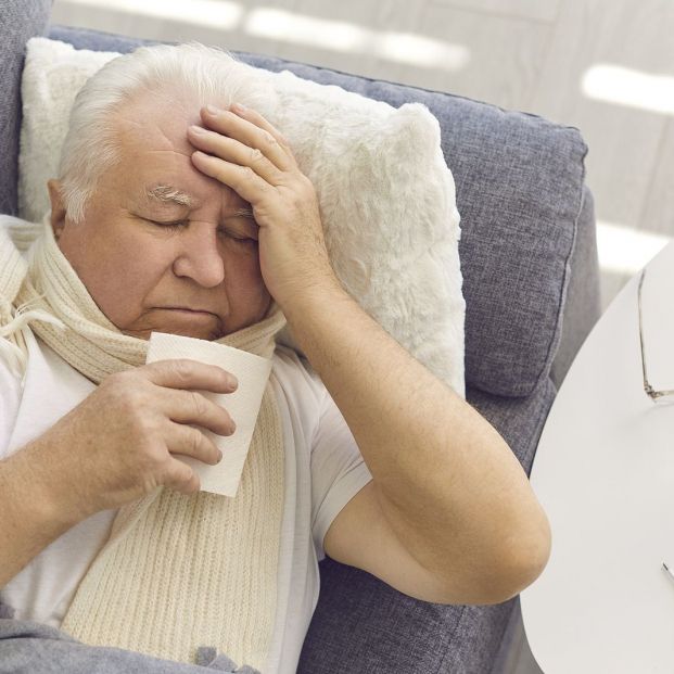 bigstock Senior Man Suffering From Cold 387339133