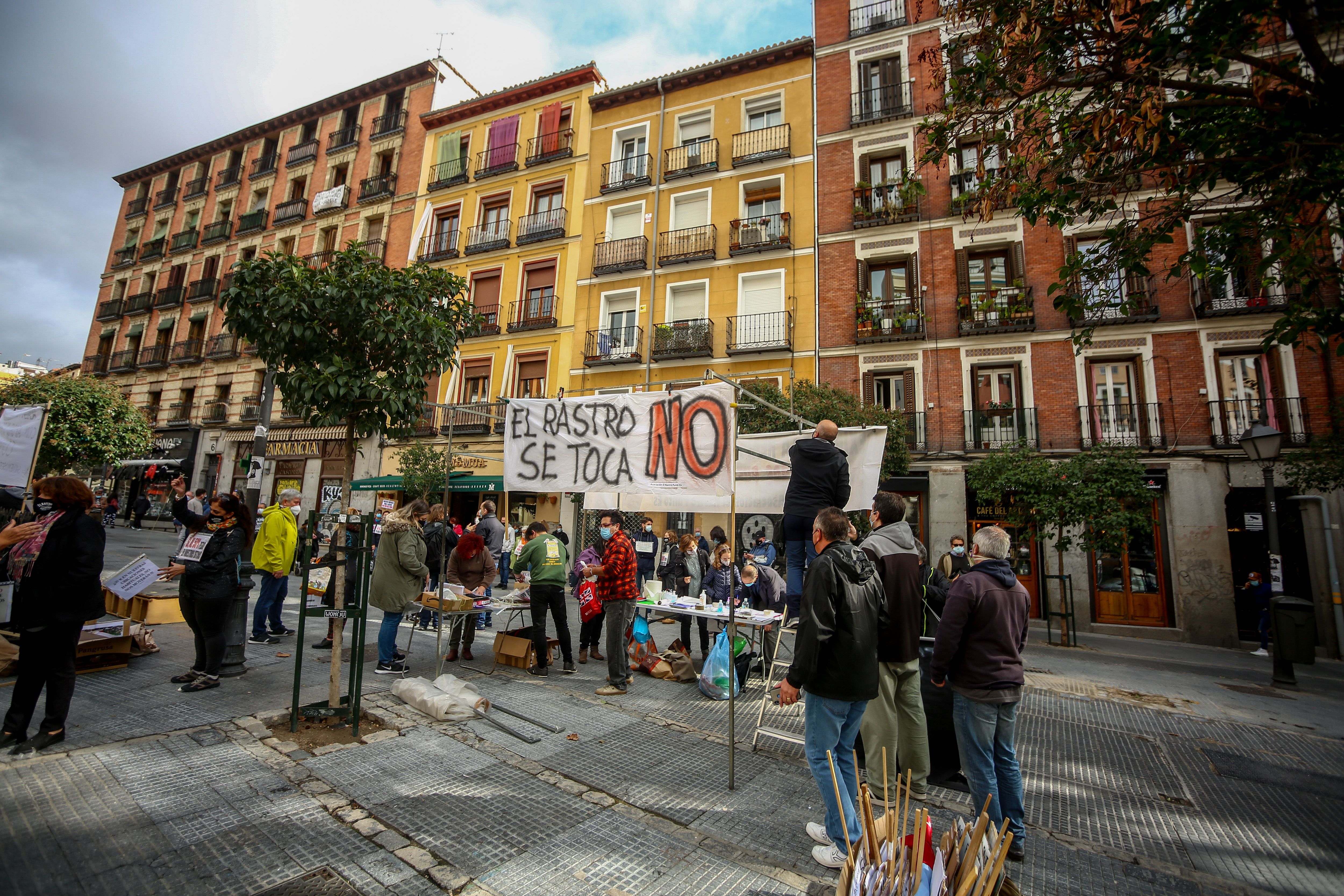 El Rastro de Madrid reabre este domingo nueve meses después