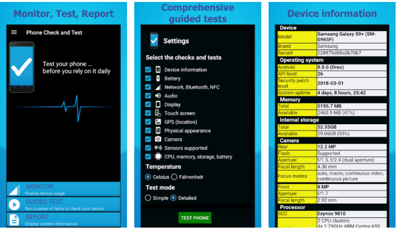 Phone Check and Test