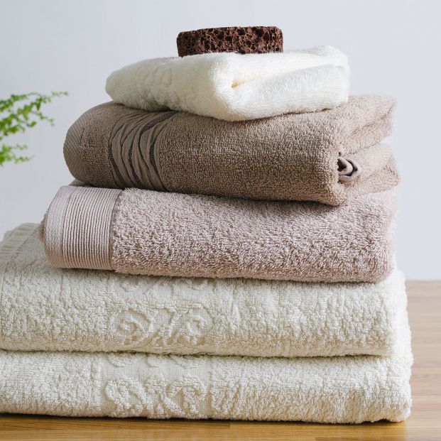 bigstock A Stack Of Towels Is The Perfe 382704146
