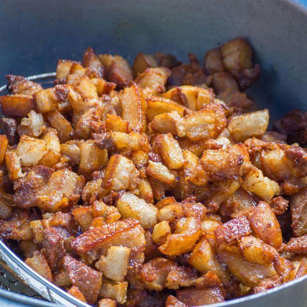 bigstock Close up Of Deep Fried Pork F 385971370