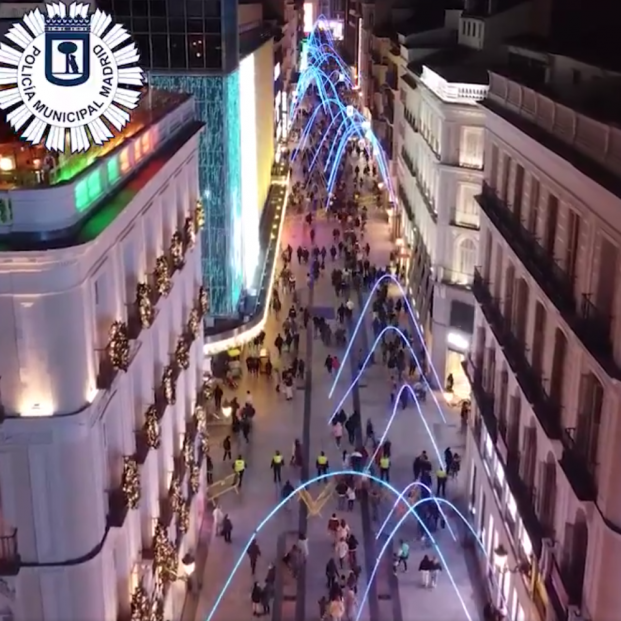 Vídeos con drones de la Policía revelan que no hubo aglomeraciones en Madrid