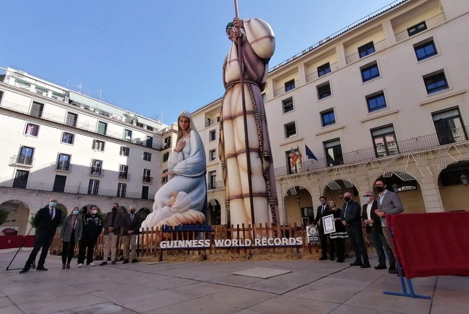El belén 'Sagrada Familia' entra en el libro Guinness de los Récords como el más grande del mundo