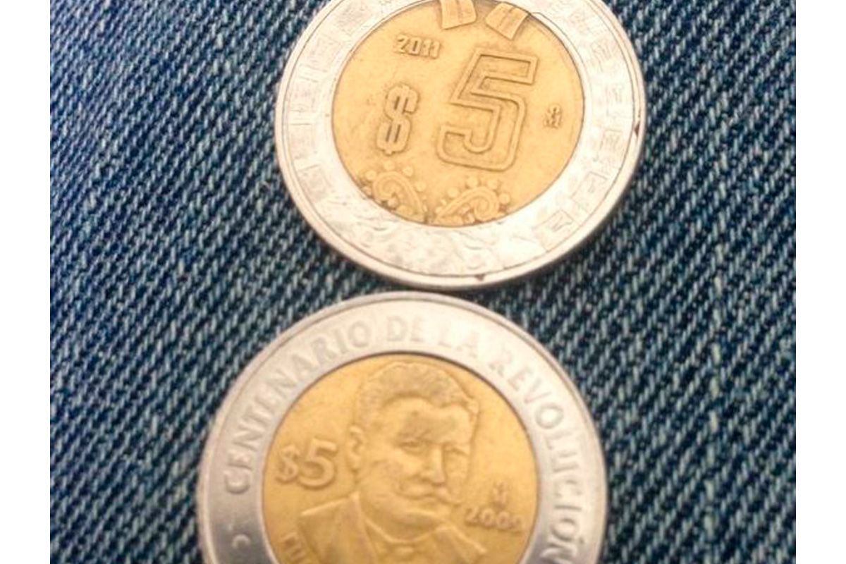 Pesos mexicanos que parecen euros