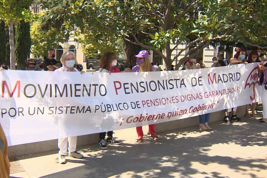Pensionistas en Madrid (Europa Press)