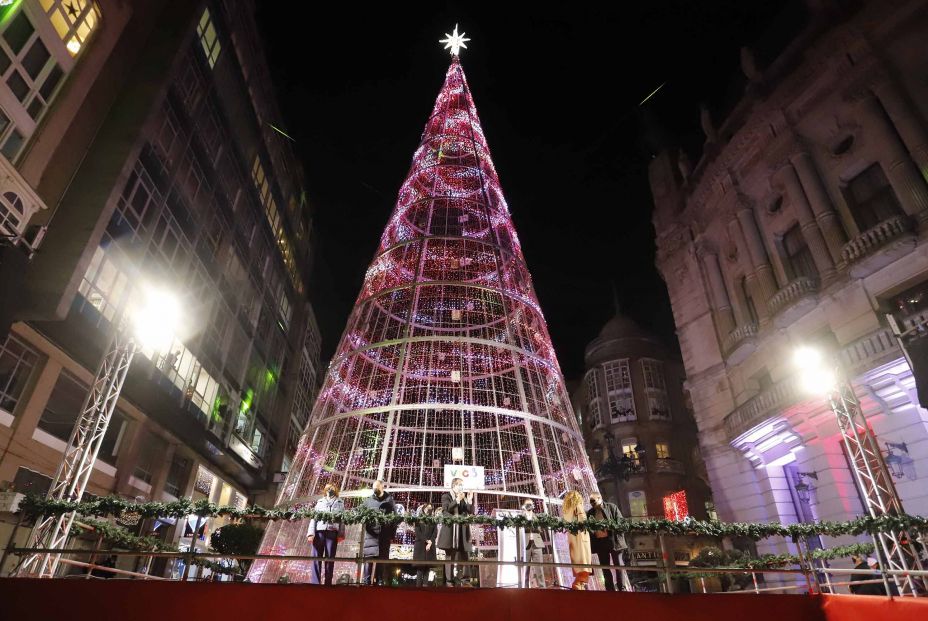 EuropaPress 3461187 acto encendido alumbrado navidad vigo pontevedra galicia espana diciembre