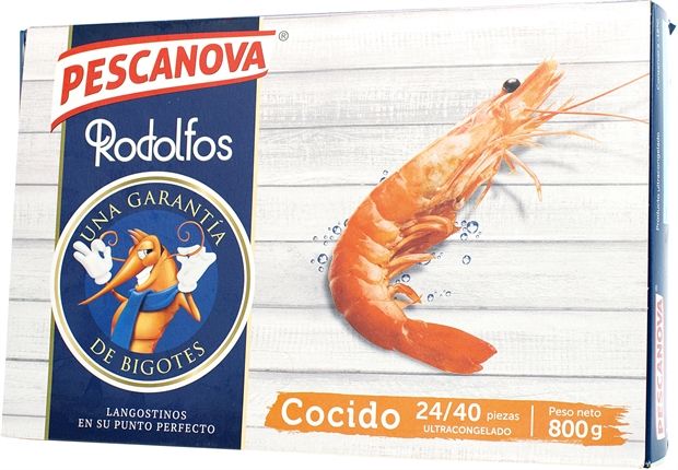 Langostinos PESCANOVA RODOLFOS LANGOSTINOS COCIDOS