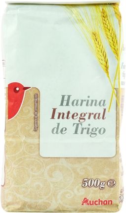 Harinas AUCHAN ALCAMPO Harina integral de trigo