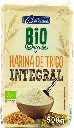 Harinas BELBAKE BIO ORGANIC Harina de trigo integral
