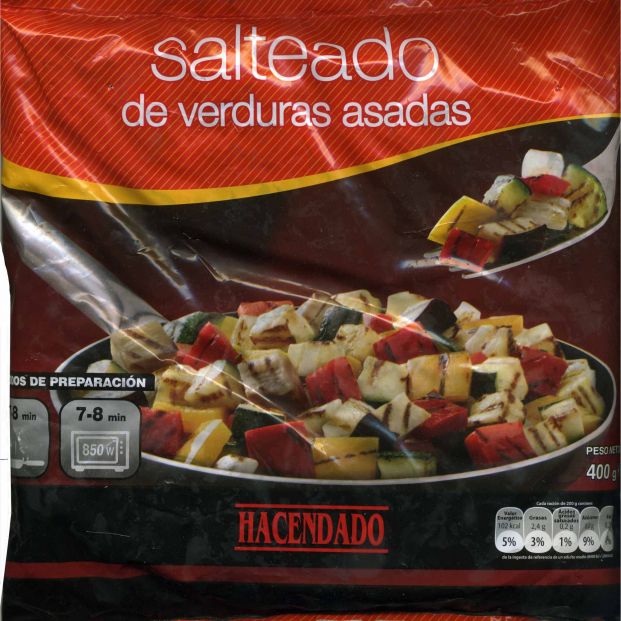 salteado verduras asadas