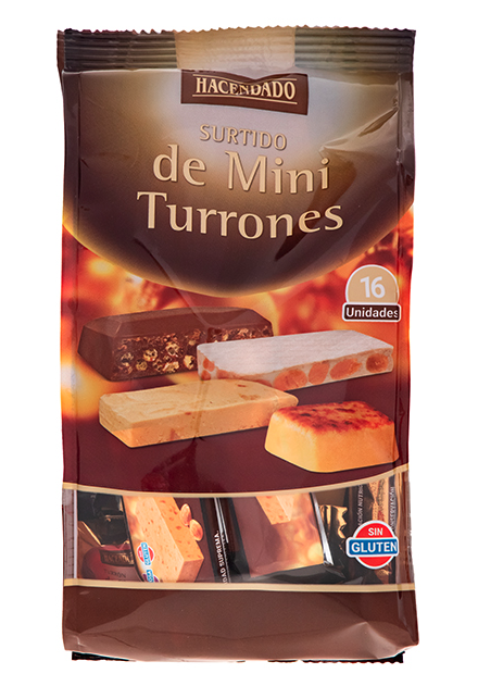 Mini turrones Hacendado Mini turrones Hacendado