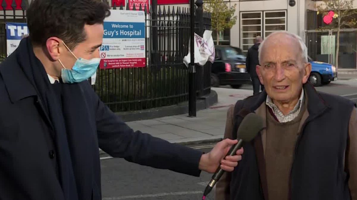 El conmovedor testimonio de un hombre de 91 años tras recibir la vacuna contra el coronavirus
