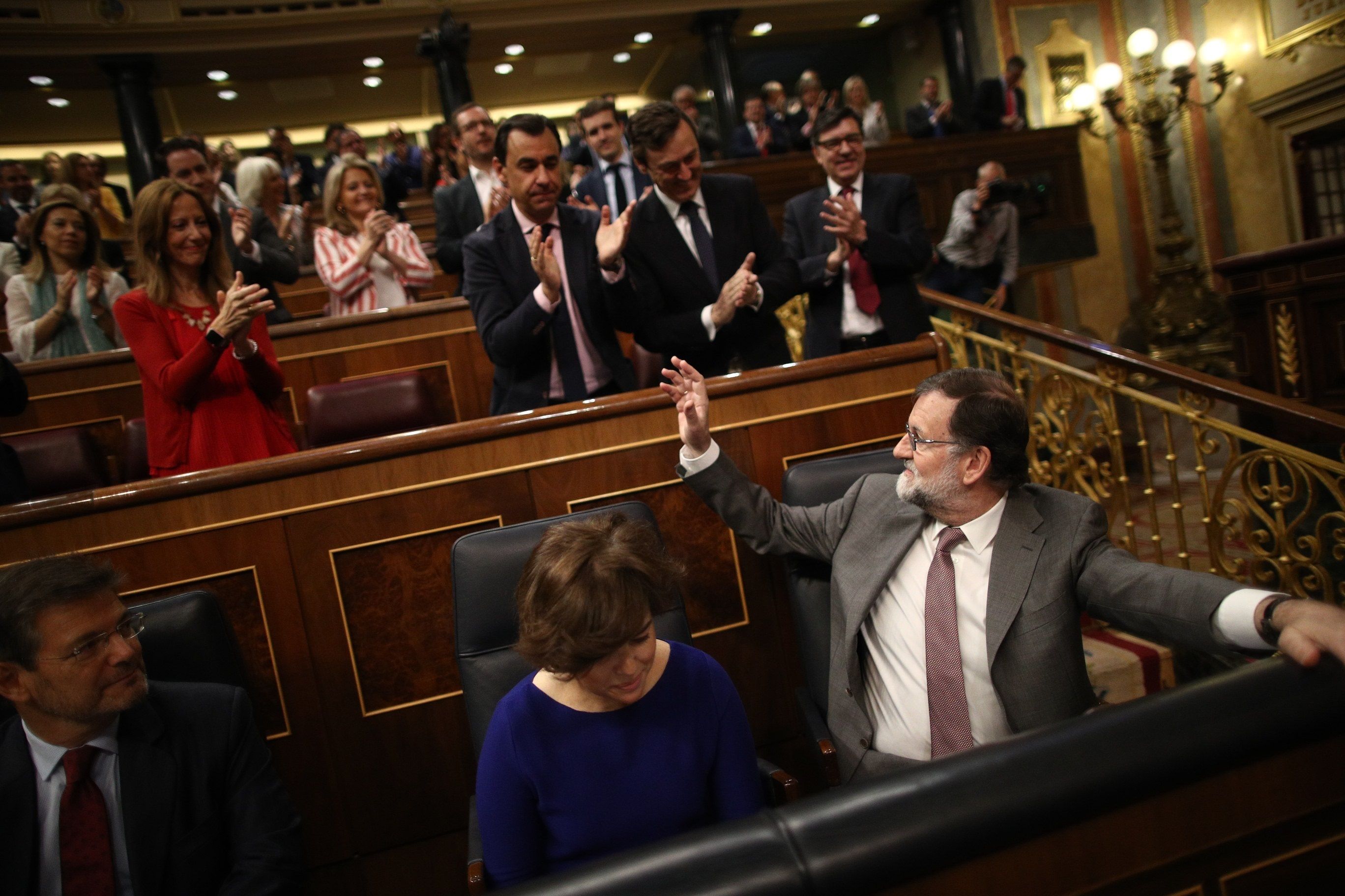 Mariano Rajoy presidiendo el Ejecutivo en el Congreso de los Diputados, llegó a tardar 314 días para formar Gobierno en España